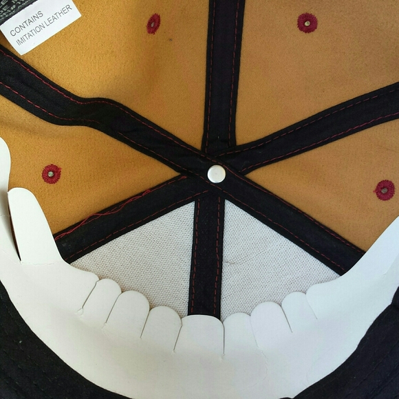 NWT Bioworld Red Faux Leather The Flash Cap Hat OS - Picture 7 of 9